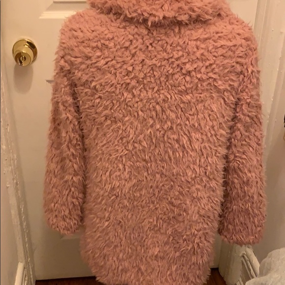 Fuzzy pink coat - Picture 2 of 5